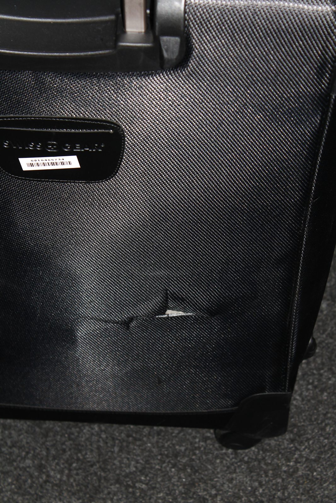 Damaged luggage
